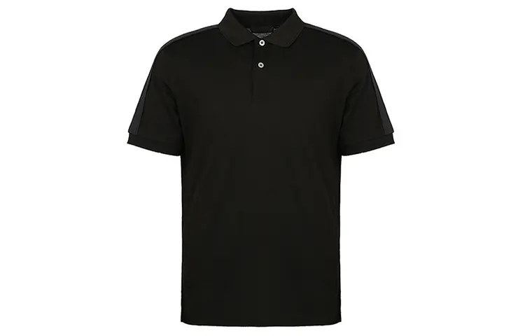 PRADA Polo Shirts Men's Black Polo Collar Moderate Other