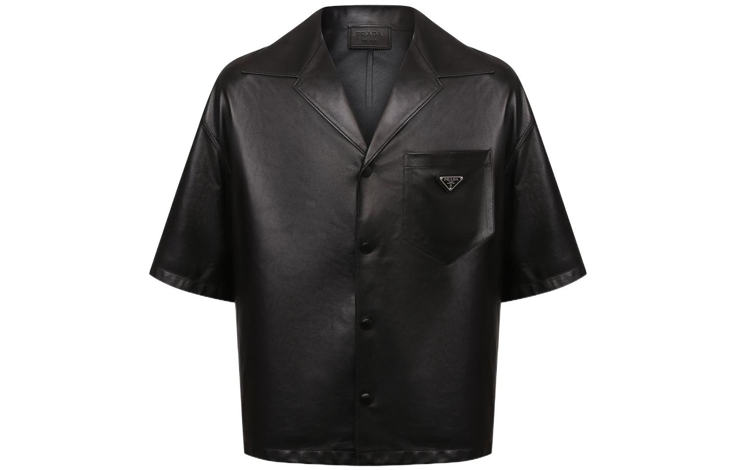 Мужская рубашка Prada (черная)