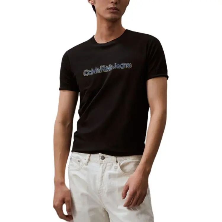 CALVIN KLEIN T Shirt Men's Space Black