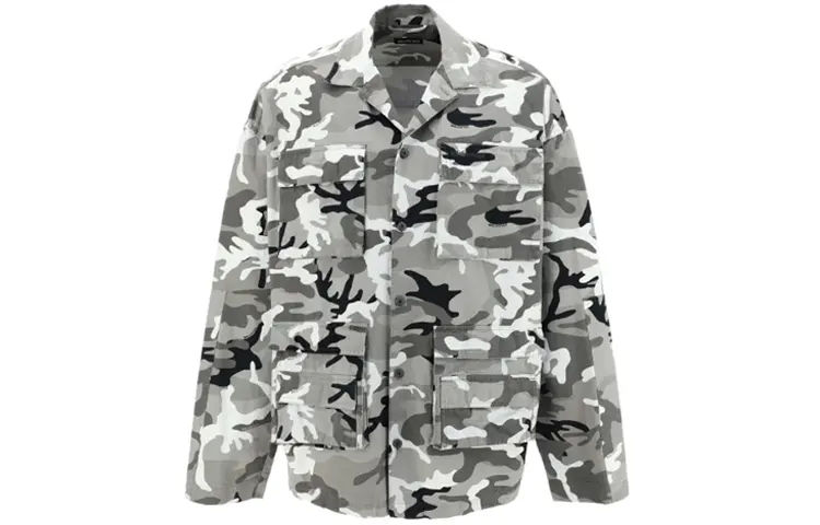 Balenciaga SS22 Shirt Loose Fit Men's Gray