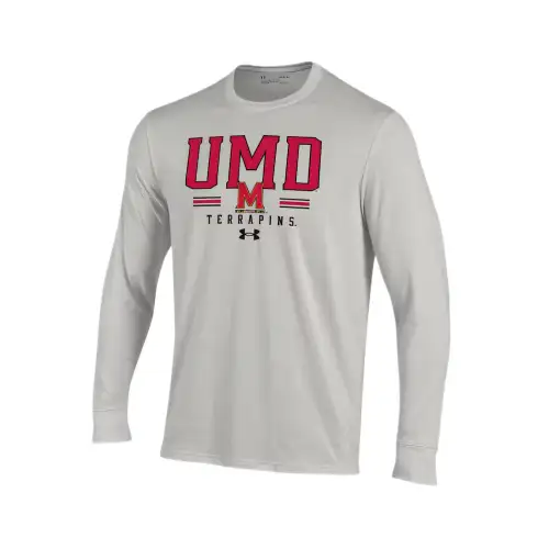 Under Armour Performance CottonCollegiate T Shirt Men's Gray