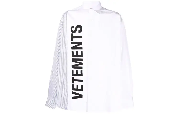 Vetements White shirt, with your logo imprint