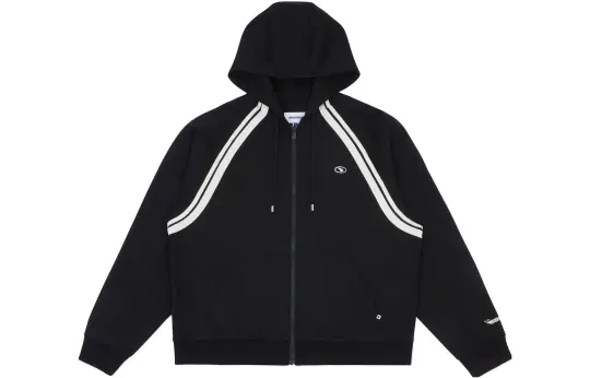 ADER ERROR Logo embroidered Zip up Hoodie