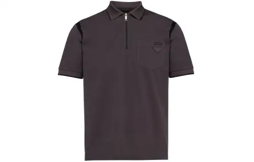 PRADA Polo Shirt Men's Smoke Gray