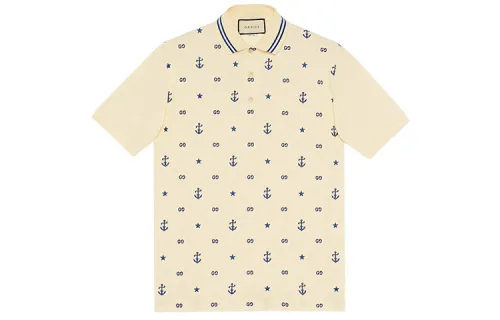 【Previous Season】symbols embroidered polo shirt