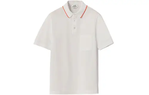 HERMES SS22 Polo Shirt Men's White