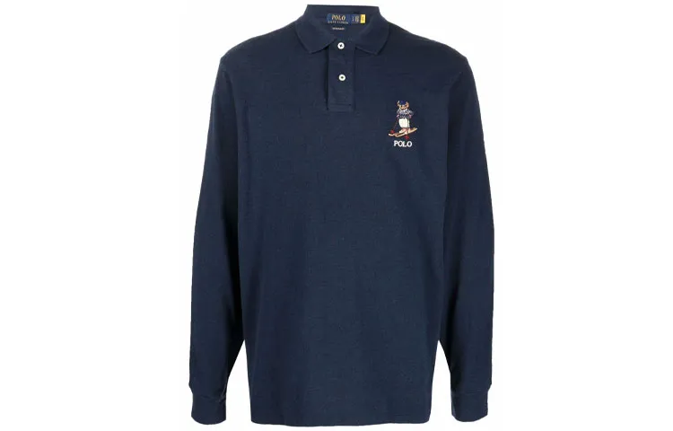 Polo Ralph Lauren Polo Shirt Custom Slim Fit Men's Blue