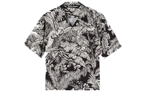 PALM ANGELS Jungle Parrots Vacation Shirt