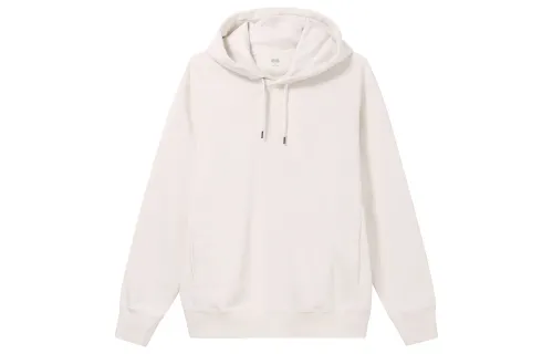 UNIQLO Sweatshirts Unisex Ivory Hooded Moderate Regular