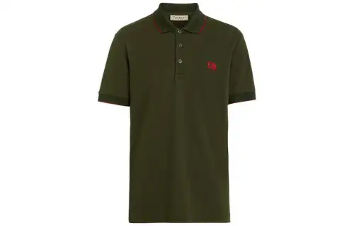Burberry SS22 Polo Shirt Men's Army Green