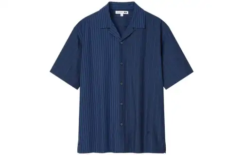 UNIQLO x JW Anderson Shirt Men's Navy Blue