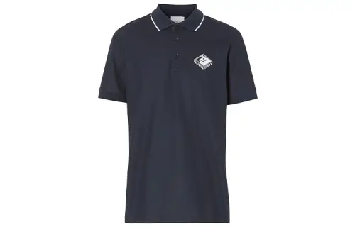 Burberry Logo Graphic Pique Polo