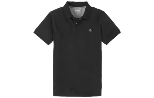 Timberland Polo Shirts Men's Black Moderate Straight Fit