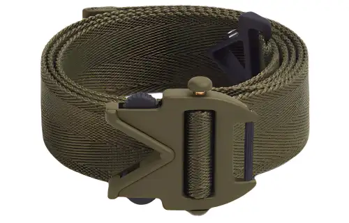 Bottega Veneta Sheepskin Leather Belts Men's Green Width 3cm