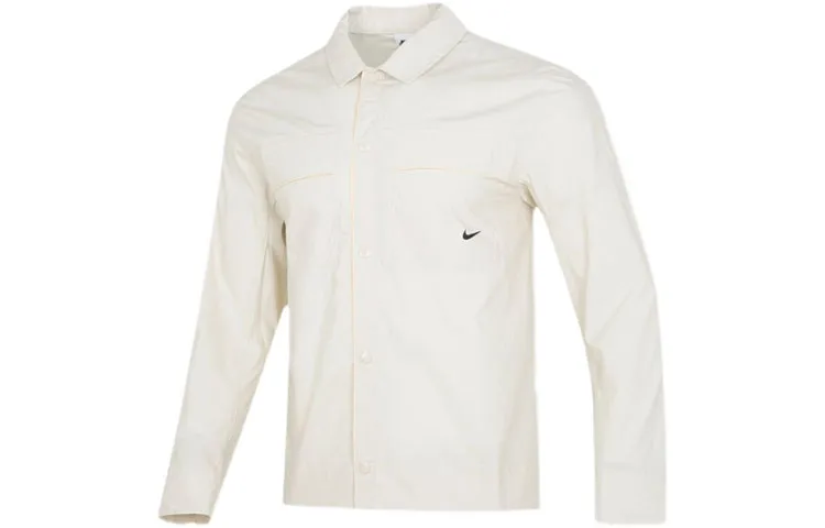 Nike Shirts Men's White Lapel Moderate Other