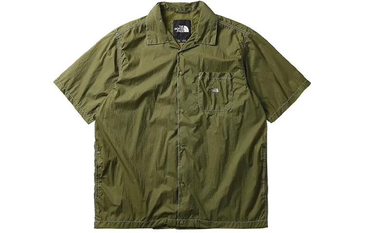 THE NORTH FACE Urban Exploration Shirts Men's Green Crew Neck Moderate Other