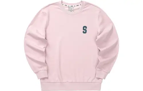 Skechers Funny Monster Sweatshirts Unisex Gray Pink Crew Neck Moderate Other