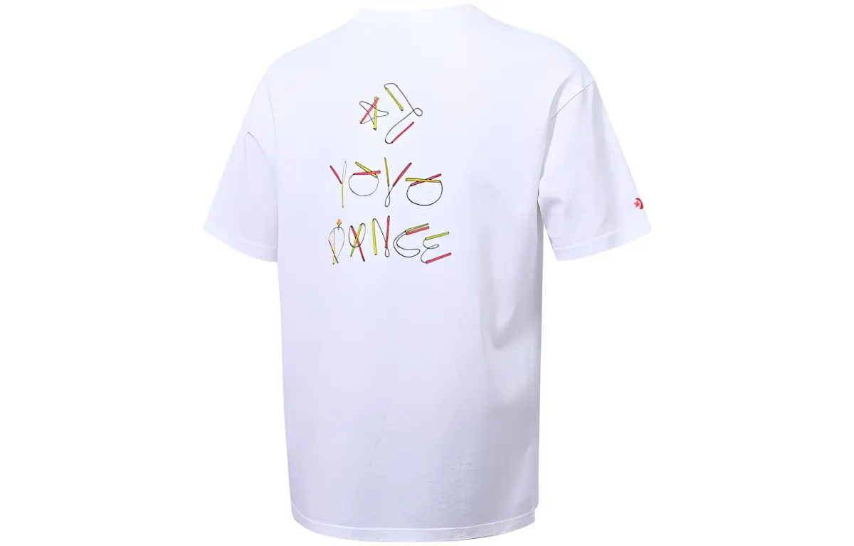 Converse T-Shirts Men's White Crew Neck Moderate Straight Fit