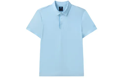 FILA Polo Shirts Men's Tide Blue Polo Collar Moderate Straight Fit