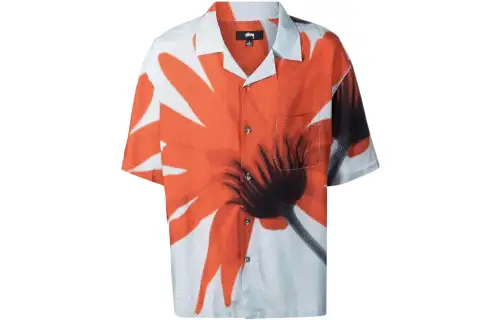 Stussy Halftone Flower Shirt
