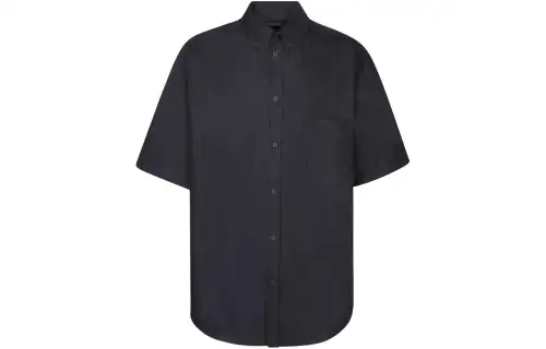Balenciaga Collared Short Sleeve Shirt