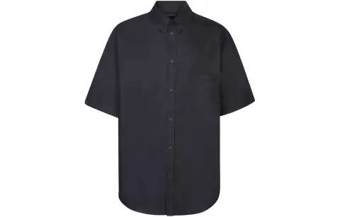 Balenciaga Collared Short Sleeve Shirt