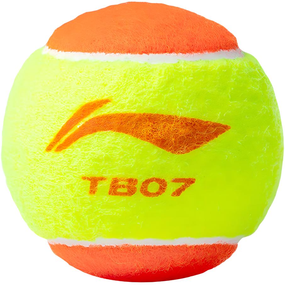 Li Ning Tennis Balls Acrylic Woolen Training Ball Neon Flame Orange