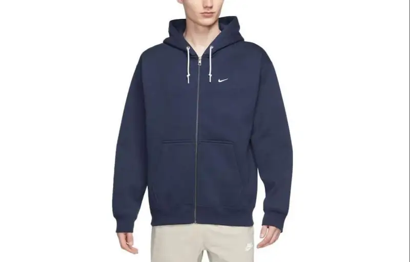 Nike Sweatshirts Unisex Marine Blue Hooded Moderate Other