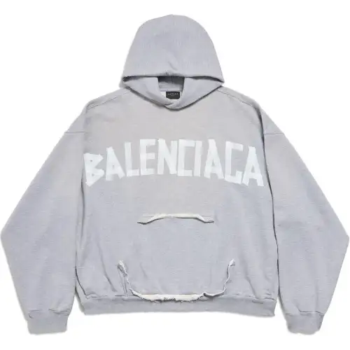 Balenciaga Sweatshirt Regular Fit Men's Gray