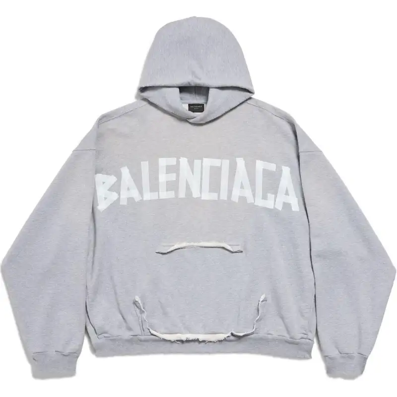 Balenciaga Sweatshirt Regular Fit Men's Gray