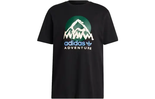 Adidas Originals ADV T Shirts Men's Black Crew Neck Moderate Straight Fit