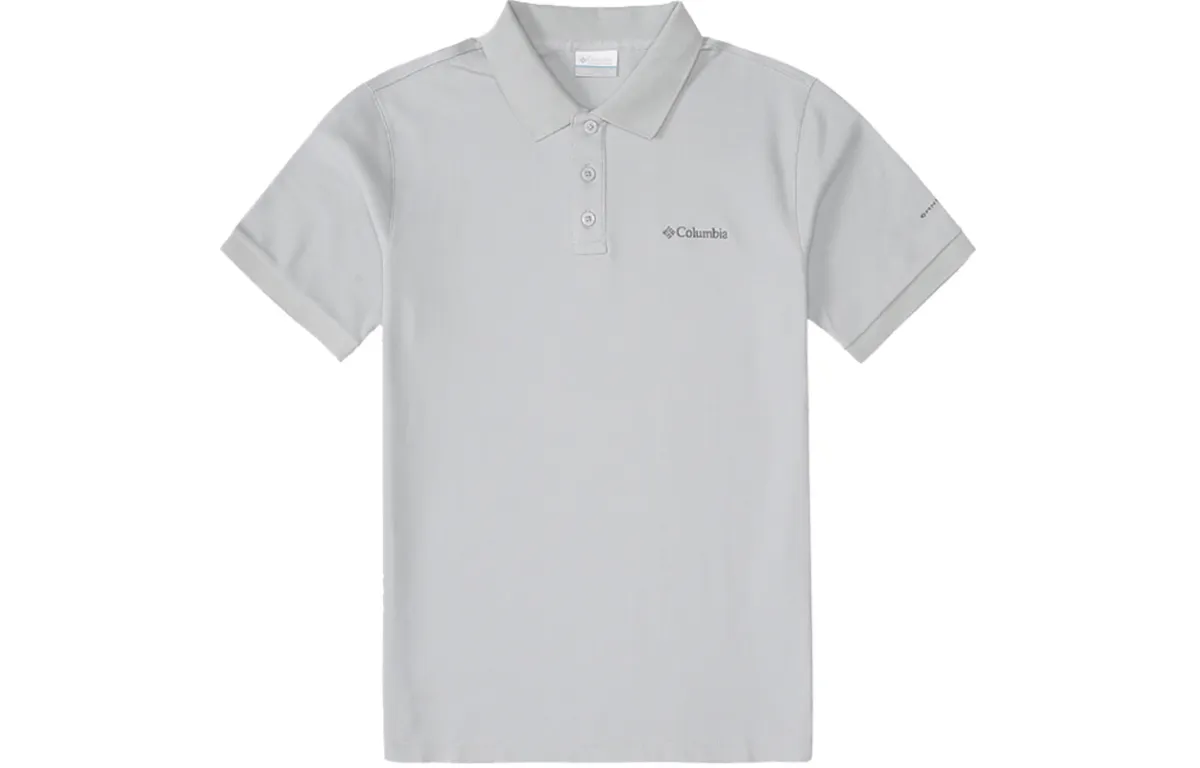 Columbia Polo Shirt Men's Light Gray