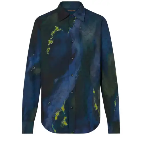 LOUIS VUITTON FW21 Shirt Men's Blue