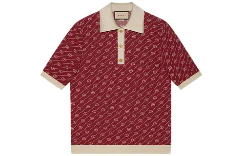 GUCCI FW21 Polo Shirt Men's Red