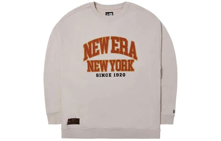 New Era SS24 Sweatshirt Unisex Ecru