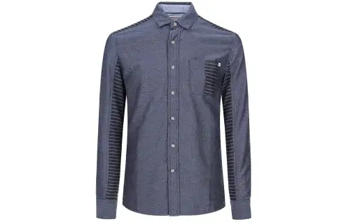 Timberland Shirts Men's Blue Lapel Moderate Shirt