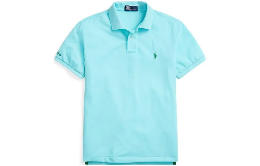 Polo Ralph Lauren SS22 Polo Shirt Custom Slim Fit Men's Blue