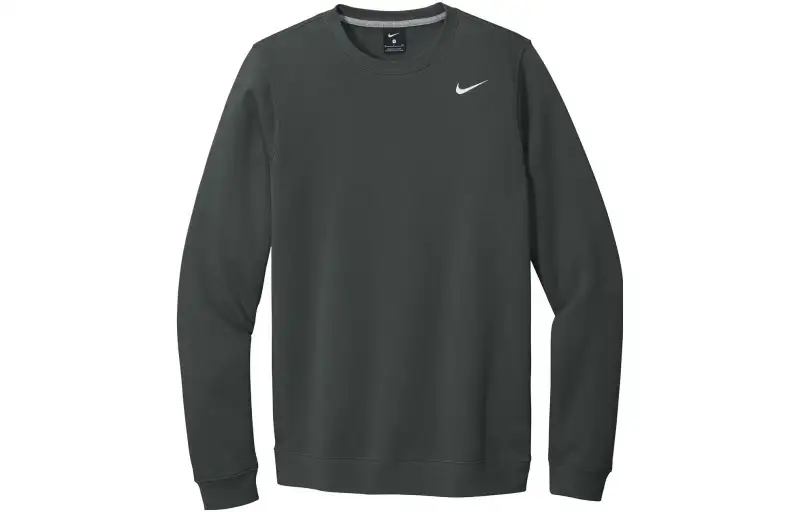 Nike Sweatshirts Unisex Dark Gray Crew Neck Moderate Regular