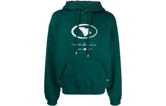 Ader Error logo-print cotton hoodie