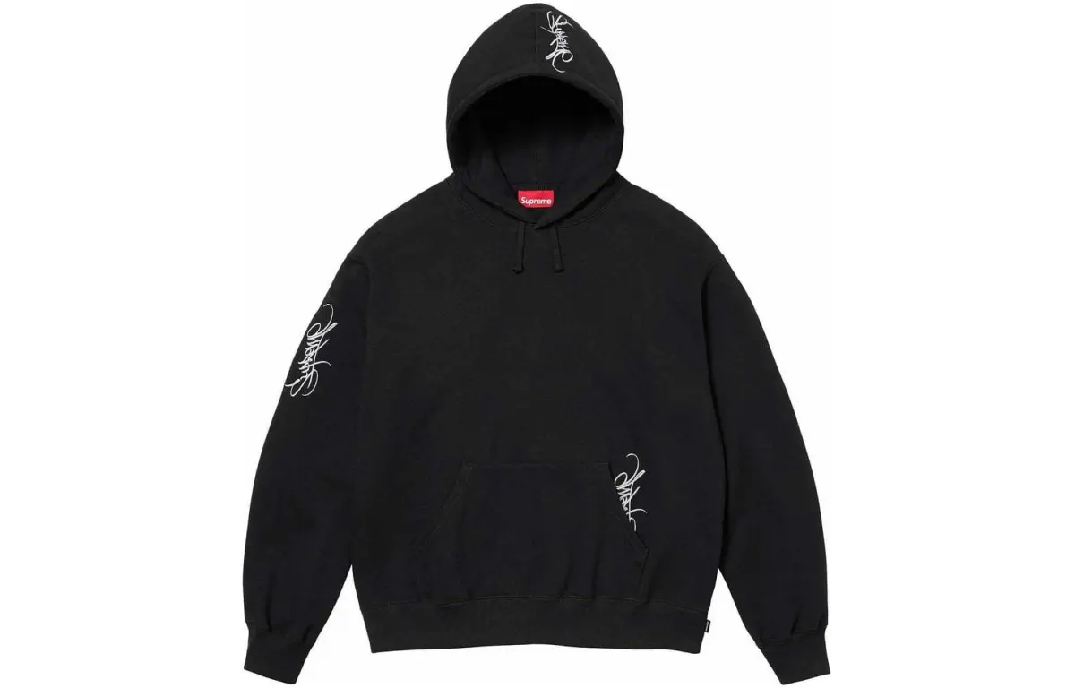 Supreme Tag Hooded Sweatshirt SS24 Ash Heather