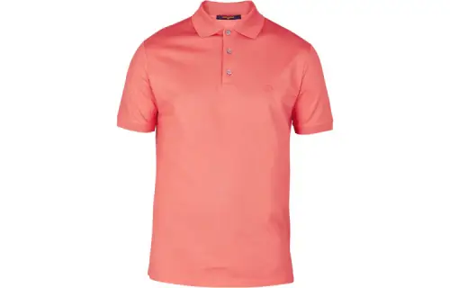 LOUIS VUITTON New Quarterly Products Of LV Polo Shirts Men's Red Polo Collar Moderate Straight Fit