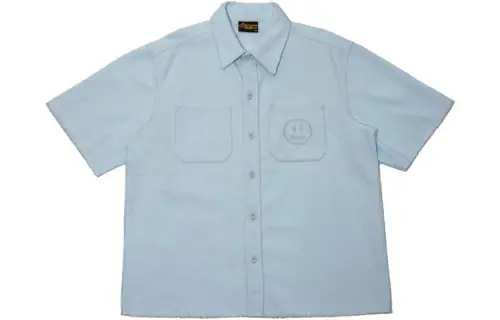 Drew House Smiley Collection Shirt Unisex Light Blue