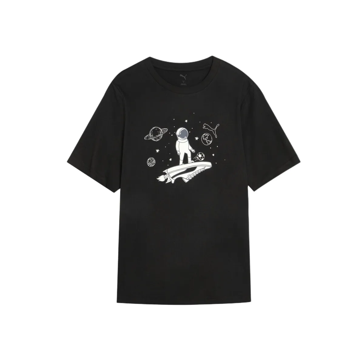 PUMA GRAPHICS Basic SS25 T Shirt Unisex Black 01