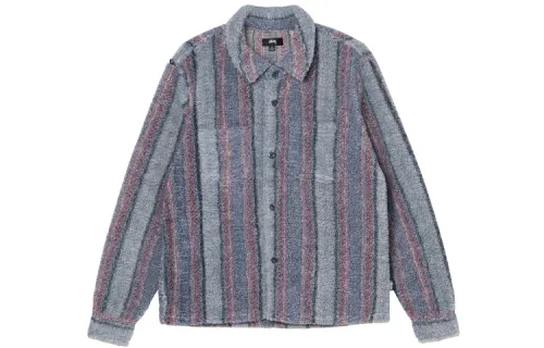 Stussy Stripe Sherpa Shirt