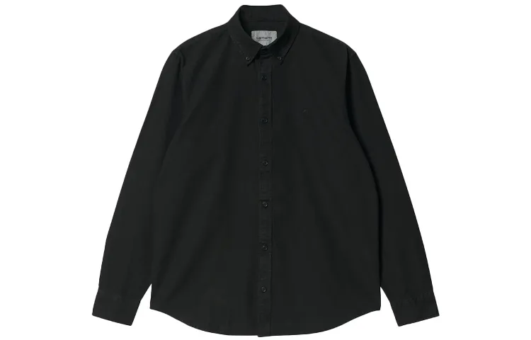 Carhartt WIP Shirts Men's Black Lapel Moderate Shirt