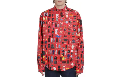 Balenciaga Long Sleeve Large Fit Shirt