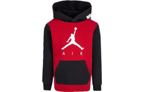 Jordan Sweatshirts Men's Red Hooded Moderate Regular