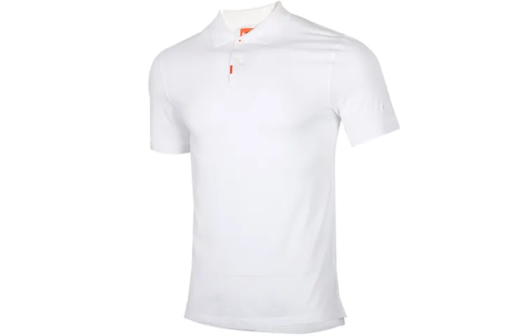 Nike Men Slim Fit Lapel Short Sleeve Polo Shirt 'White'