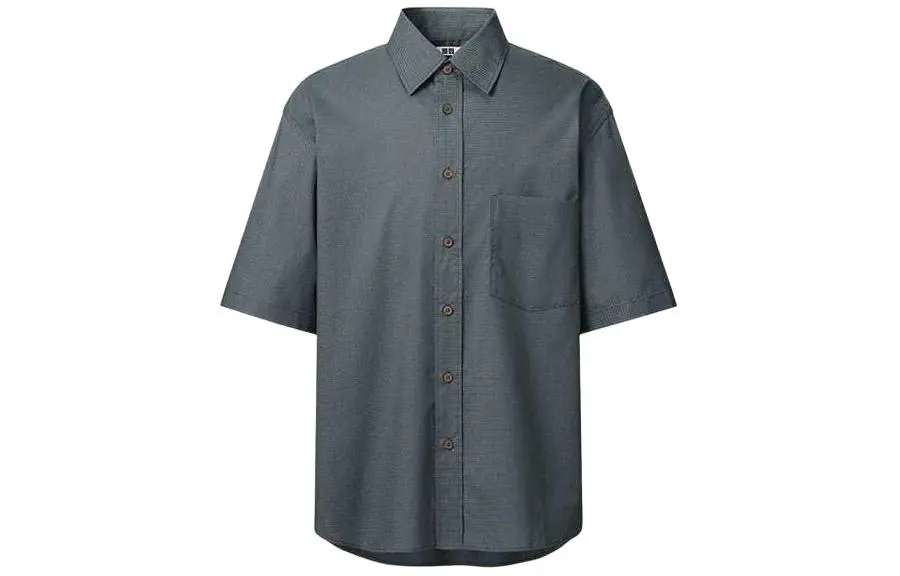 UNIQLO SS24 Shirt Men's Dark Gray