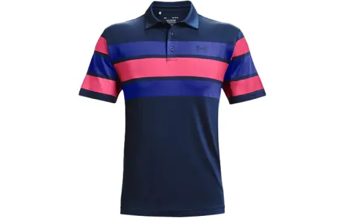 Under Armour Playoff 2.0 Polo Shirts Men's Blue Polo Collar Moderate Straight Fit